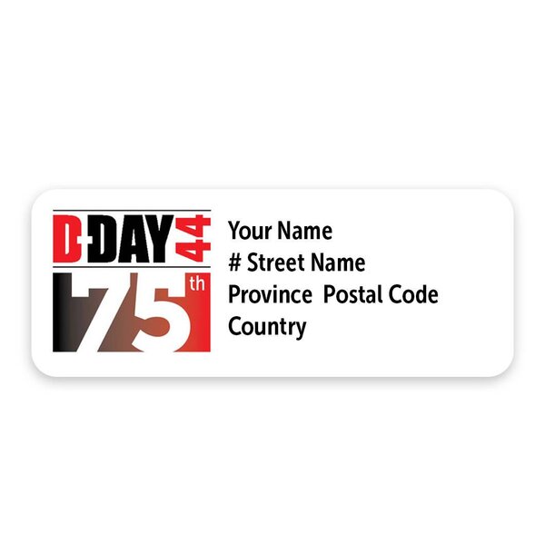 D-Day 75th Anniversary Mailing Labels (V.2)