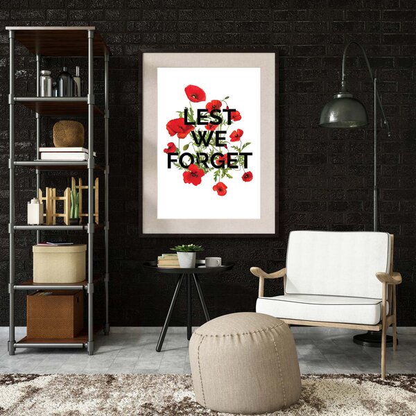 Lest We Forget Poster - white - Image 2