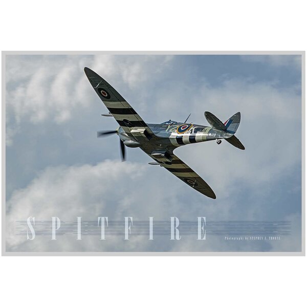 Vintage Warbirds Poster – Spitfire (V.2)