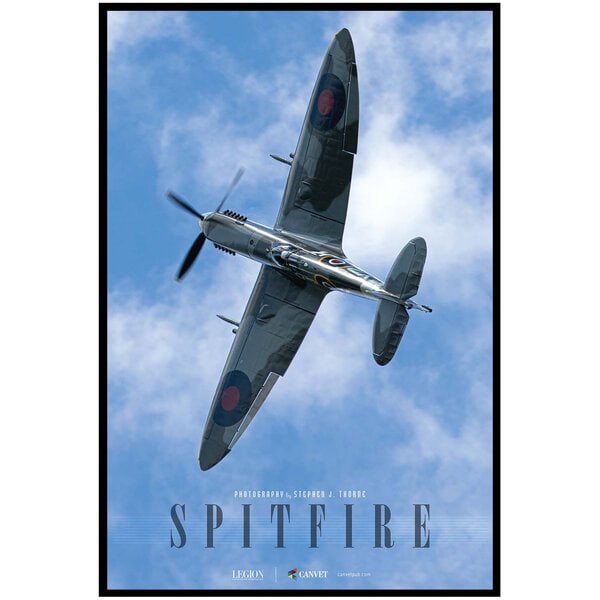 Vintage Warbirds Poster – Spitfire (V.1)