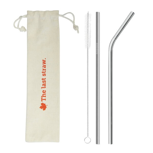The Last Straw Stainless Steel Straw Set