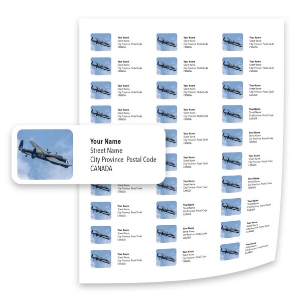 Warbirds Mailing Labels—Lancaster - Image 2