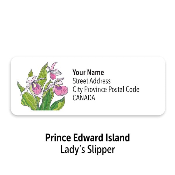 Canadian Floral Emblems Personalized Mailing Labels - Image 5