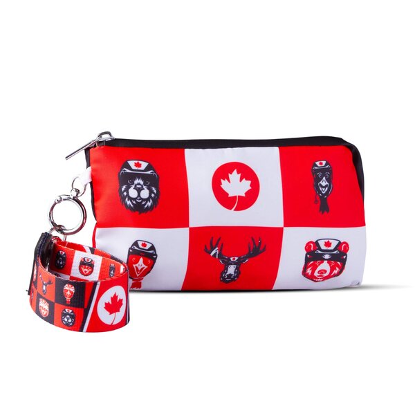 Canadian All-Stars Pouch and Wrist Fob Bundle
