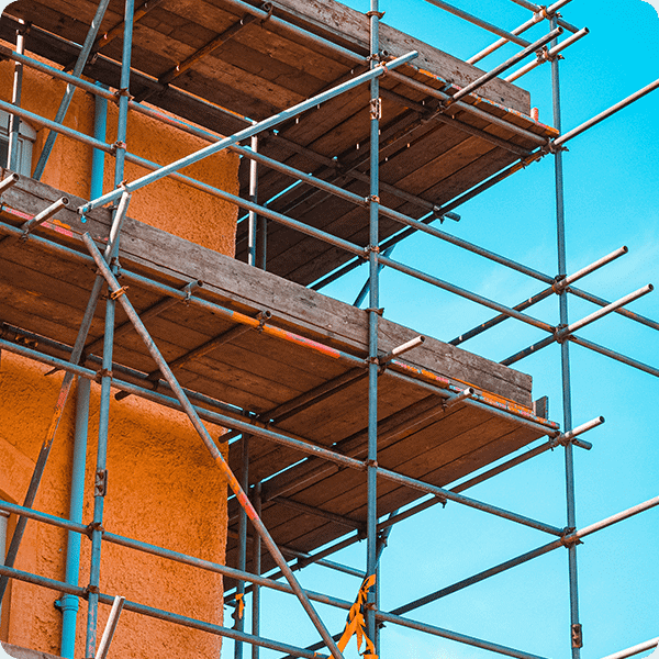 Residential Scaffolding erected in South West England
