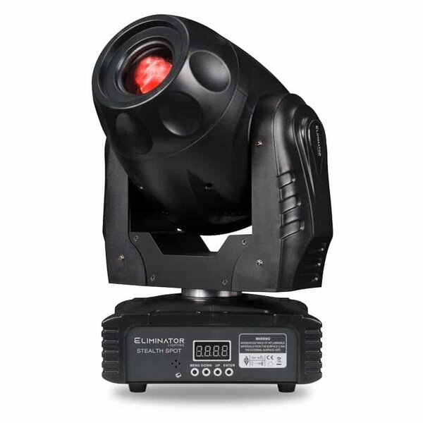 Eliminator Stealth Spot - 60W LED Spot Moving Head with Fixed 3-Facet Prism and DMX