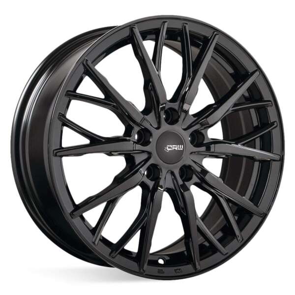 CRW GT1 Alloy Wheel for Passenger & CUV, Gloss Black