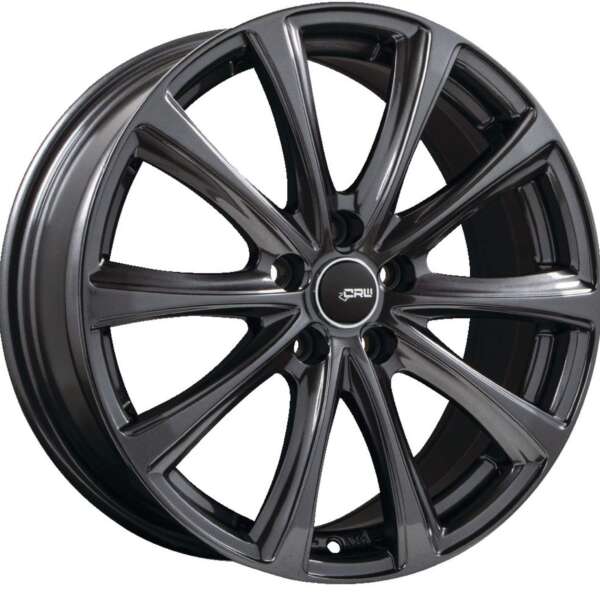 CRW GT2 Alloy Wheel for Passenger Car & CUV, Gloss Gunmetal