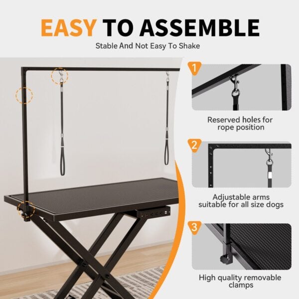 professional dog grooming table for home salon and pet shops