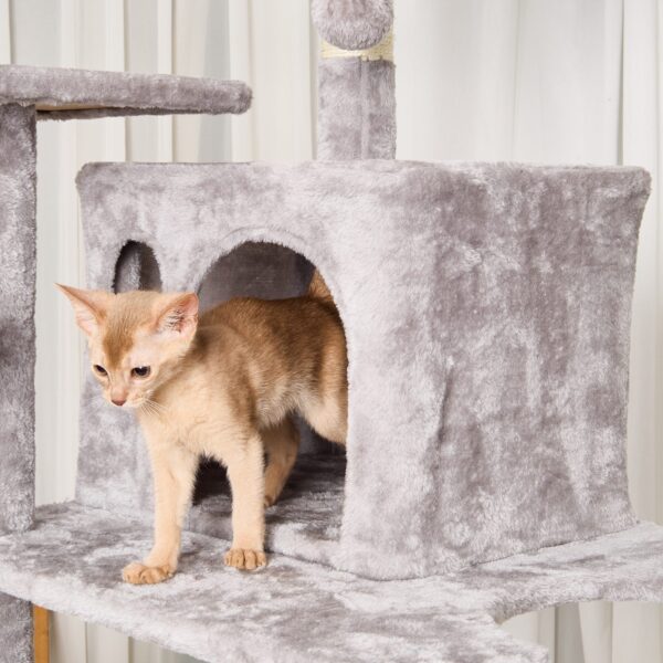 cat activity center for indoor cats to play and relax