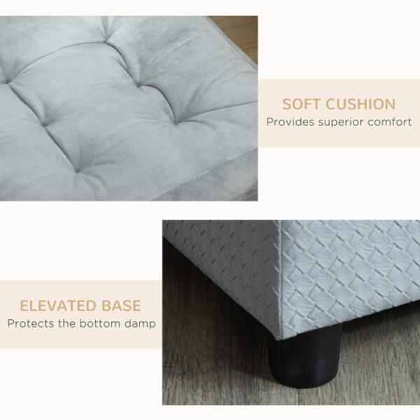 small dog sofa bed with hidden storage and soft cushion