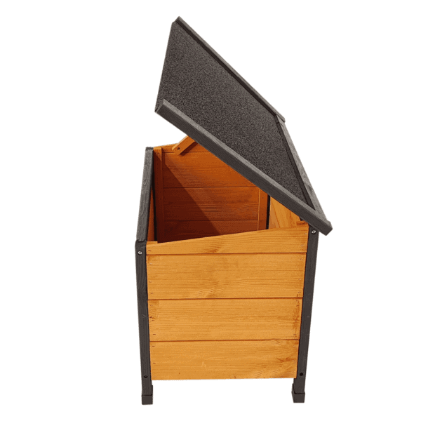4ee1c2f04a70f64c74a234713276ccce Luxury Outdoor Wooden Dog House with Feeding Station