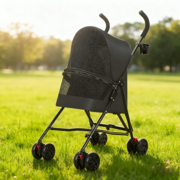pet stroller for walking travel and outdoor activities