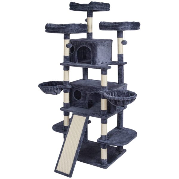 Cat Tree 68.5" Midnight Gray