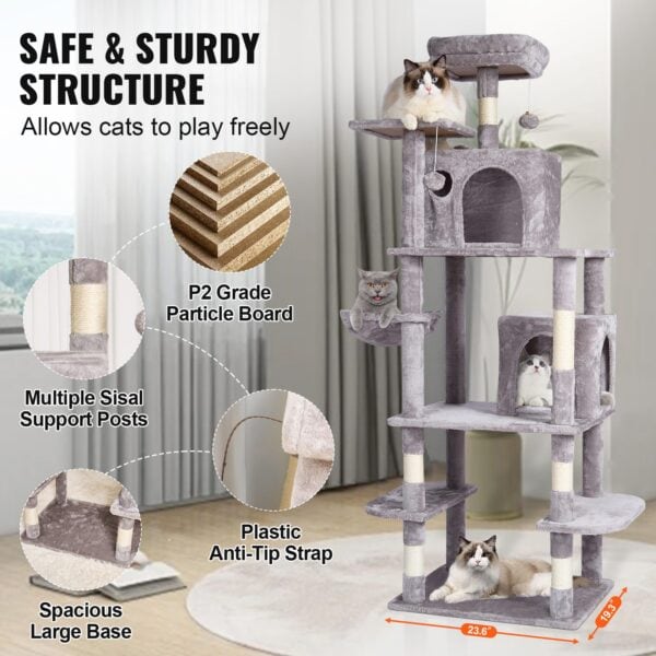 multi level cat tree tower for climbing and resting