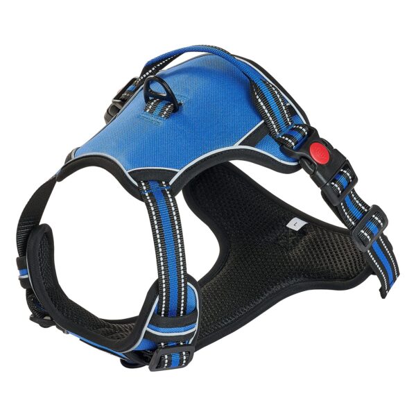 aef06bf7d30a4eaea4fb5c357b490e9e dog harness adjustable breathable vest for medium large dogs