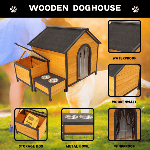 b060b6f826be22eaeb5f1975efcad10d durable wooden dog house for backyard and outdoor use