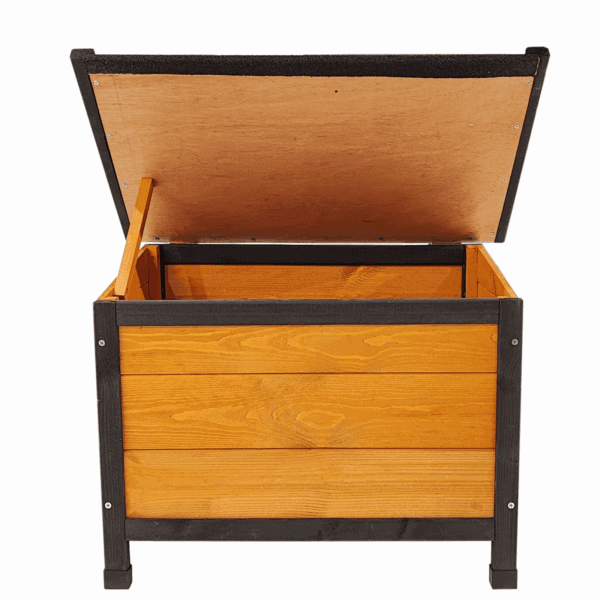 c2e4e92769eac804c2987b8910e44ee8 Luxury Outdoor Wooden Dog House with Feeding Station