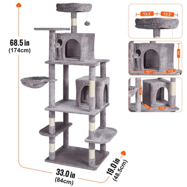 easy to assemble cat tree furniture with tools included