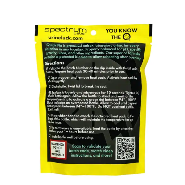 Quick Fix Synthetic Urine 2oz (4 Pack Special) - Image 2