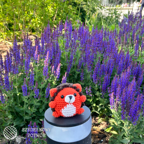 Jeżolis na szydełku