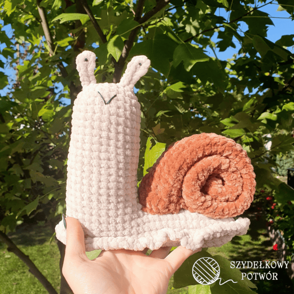 Ślimak na szydełku