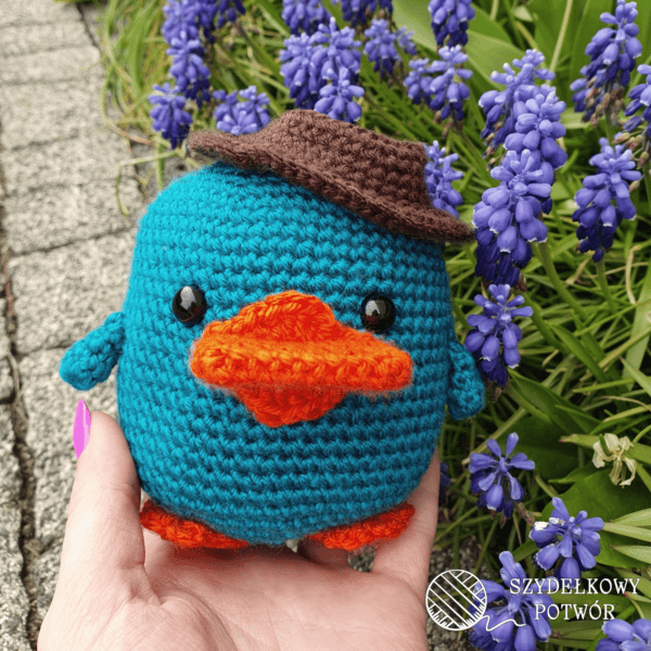 Pepe Pan Dziobak na szydełku