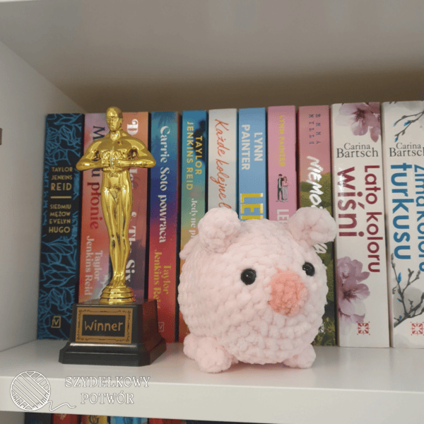 Świnka na szydełku