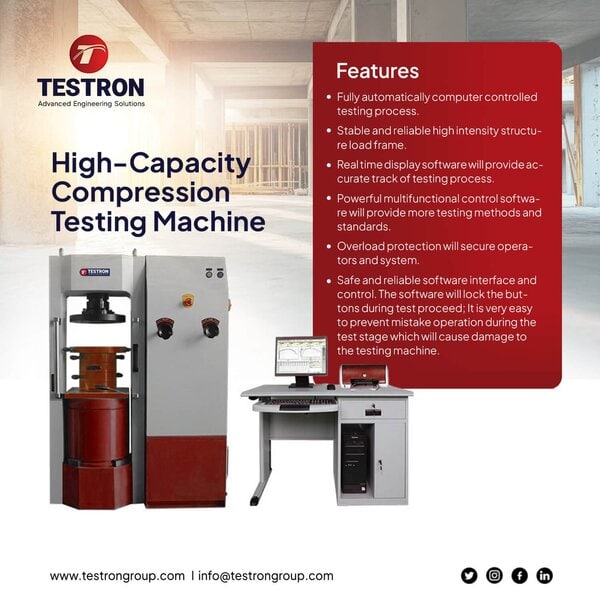 Electromechanical Compression Testing Machine supplier in USA, Canada, Germany, Italy, UAE, Egypt, France, Spain, Nigeria, Yemen, Lebanon, Africa
