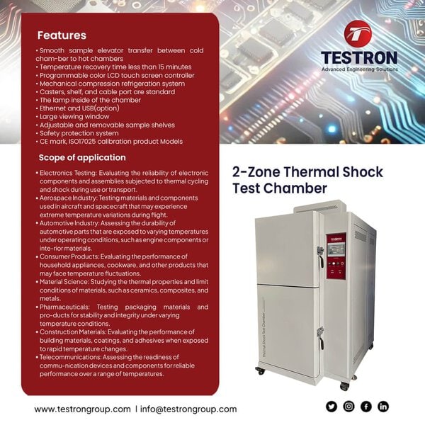 2-Zone Thermal Shock Chamber