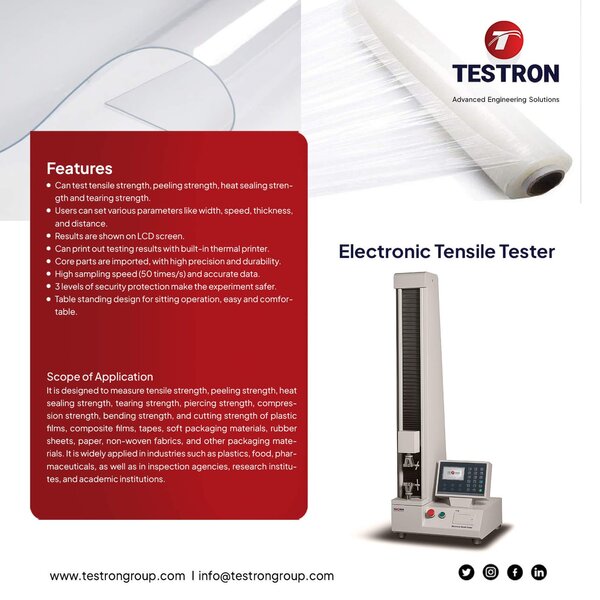 plastic tensile testing machine supplier and manufacturer