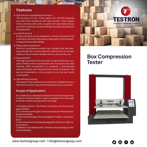 TT-BN 2000Z Box Compression Tester Box Compression Tester supplier and manufacturer