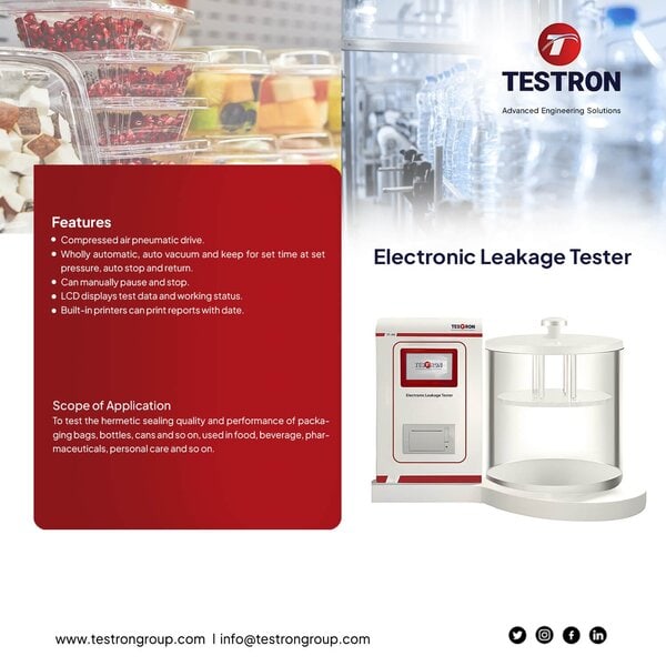 leakage tester for plastic containers, bottle leak detection equipment