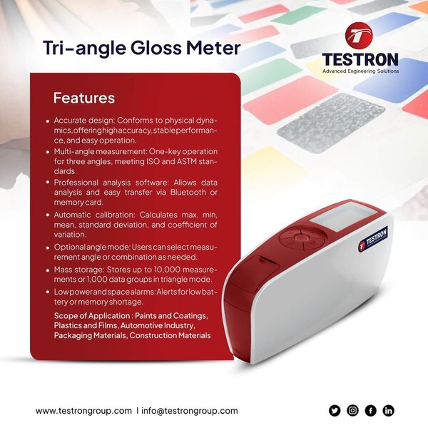TT-P380 Tri-angle Gloss Meter