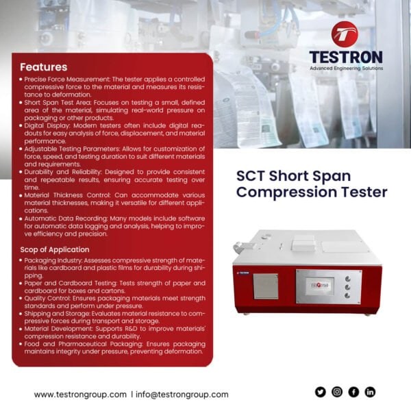 TT-SCT Short Span Compression Tester | TESTRON