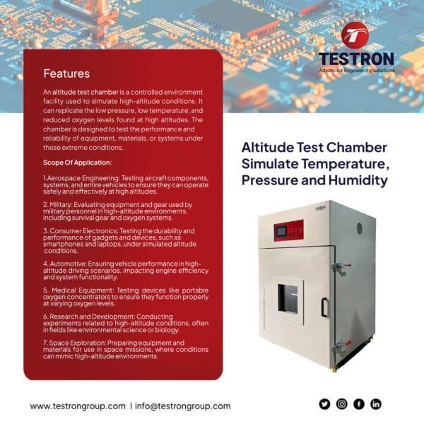 Altitude Test Chamber- Simulate Temperature | Testron Group