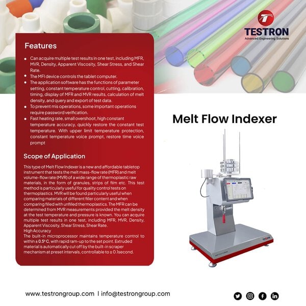 TT-MFI06 Melt Flow Indexer TT-MFI06 Melt Flow Indexer