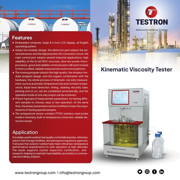 TT-AKV Kinematic Viscosity Tester 