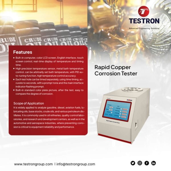 TT-RCCT Rapid Copper Corrosion Tester | TESTRON