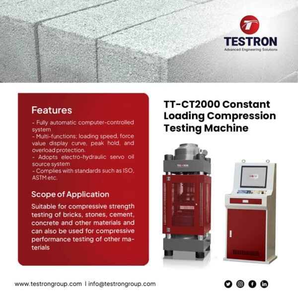 TT-CT2000 Constant Loading Compression Testing Machine | TESTRON