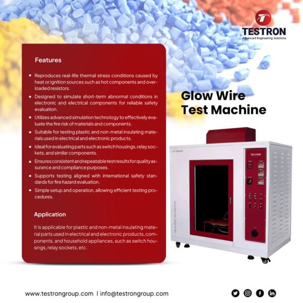 TT-GW1100 Glow Wire Test Machine | TESTRON Group