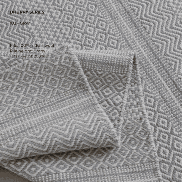 Dhurry Series-103-Gray - Image 2