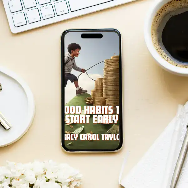 Good Habits to Start Early book cover by Tracy Carol Taylor - financial freedom guide for young adults