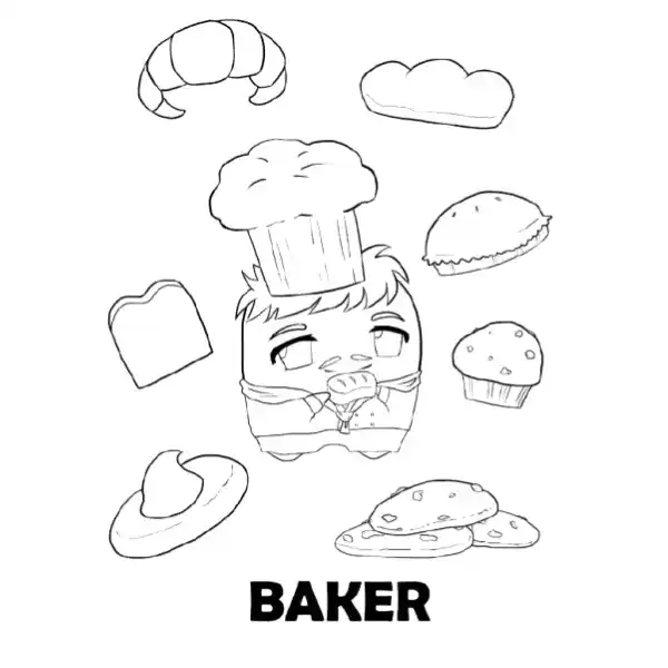 Baker coffee mug funny baking gift for pastry chefs home bakers and cake decorators