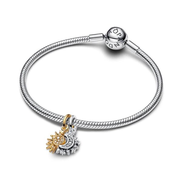 Намистина Pandora "Сонце і місяць" роз'ємна 763585C01 - Зображення 3