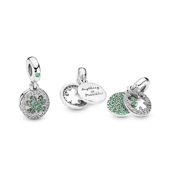 Намистина Pandora "Сяючий чотирилисник" 797906NRGMX - Зображення 4
