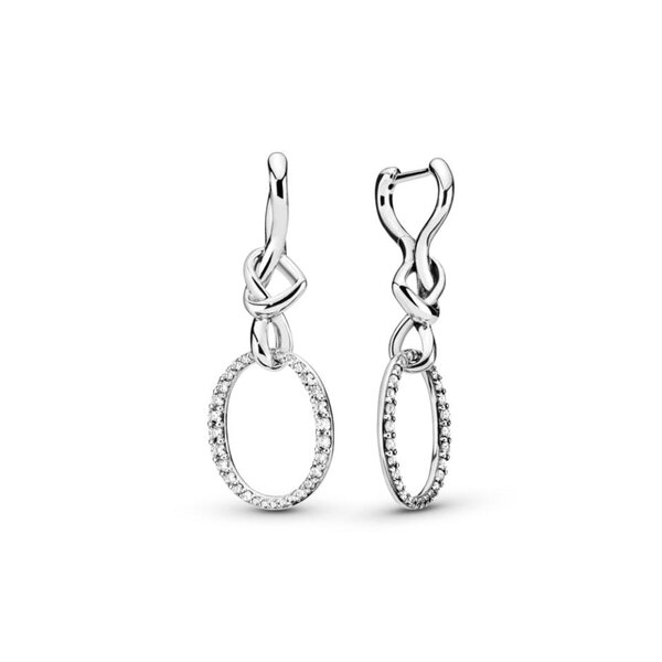 Сережки Pandora "Узи любові" 298110CZ