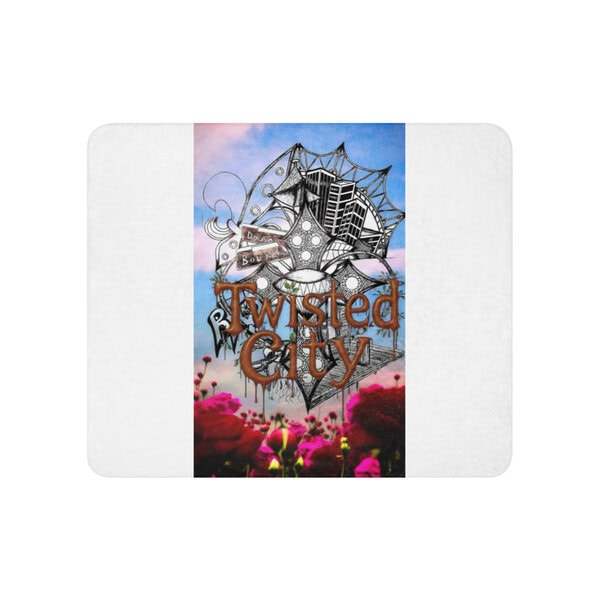 #17 Twisted Diamond Collection Sherpa blanket