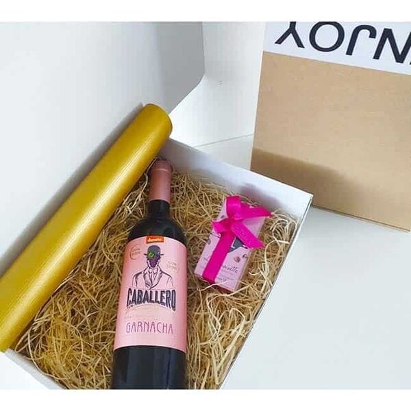 Wijn met deluxe chocolade