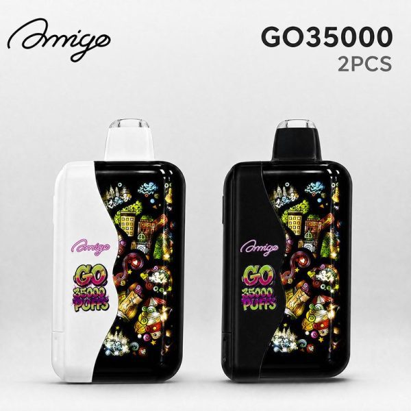 Amigo Go 35000 2 Pack - two disposable vape devices